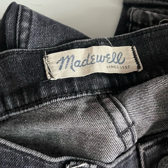 Madewell • 10” High Riser Skinny Jeans Washed Black - Picture 5 of 7